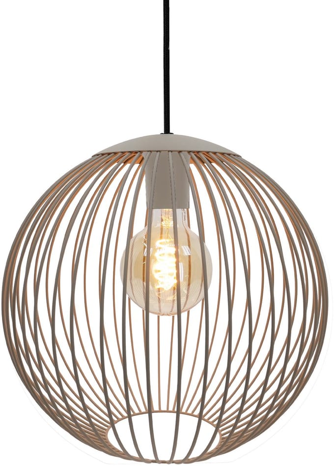 EGLO Lindero Hanglamp - E27 - Ø 32 cm - Zandkleur/Beige