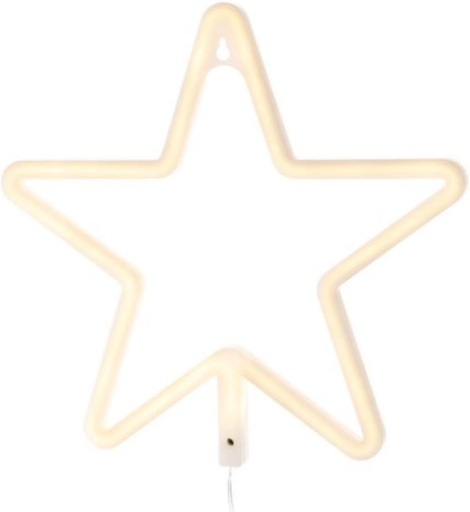 Ruhhy LED Nachtlamp - Ster in Warm Wit - Sfeervolle Decoratie voor Thuis