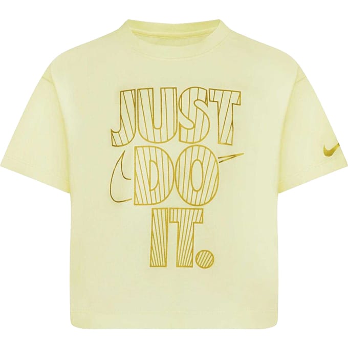 Nike Meisjes Shine Boxy T-Shirt (Crème)