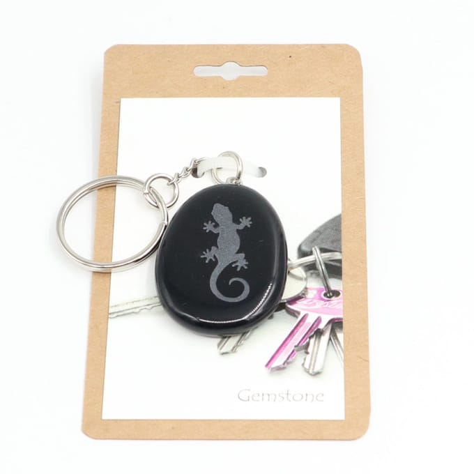 Keychain Salamander zwart