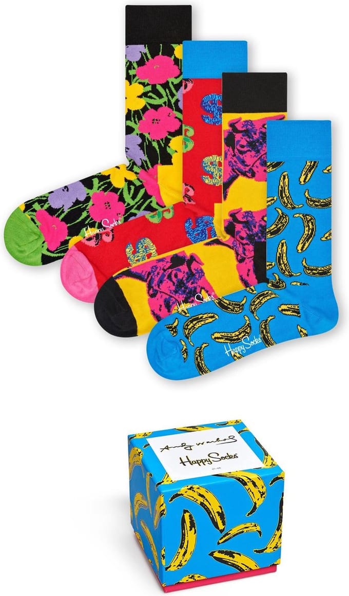 Happy Socks Andy Warhol Limited Edition Giftbox - Maat 41-46