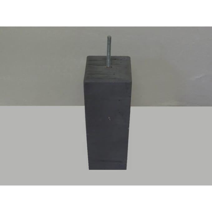 Intergard Betonpoer hoog model met facetrand 195x195mm