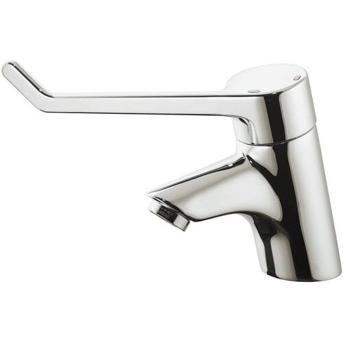 Ideal Standard Ceraplus wastafelkraan met hendel 18cm veilige sluiting over koud chroom
