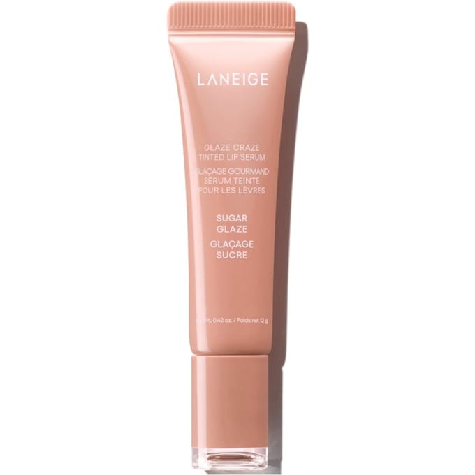 Laneige Glaze Craze Sérum Lèvres Teinté Sugar Glaze 12g +CADEAU ALEATOIRE brown