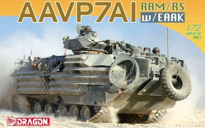 Dragon Modelbouwpakket Militaire voertuigen - 7233 AAVP7A1 RAM/RS w/EAAK Plastic - 1:72 - Modelbouw