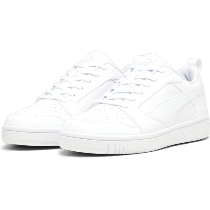 PUMA Rebound v6 Low Unisex Sneakers - PUMA White-Cool Light Gray