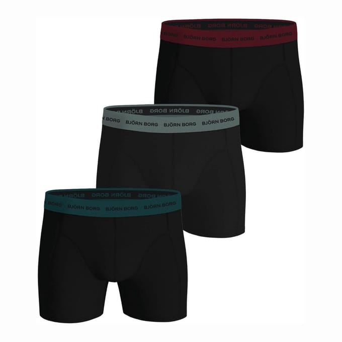 Björn Borg Cotton Stretch Boxershorts Heren (3-pack) - Maat M