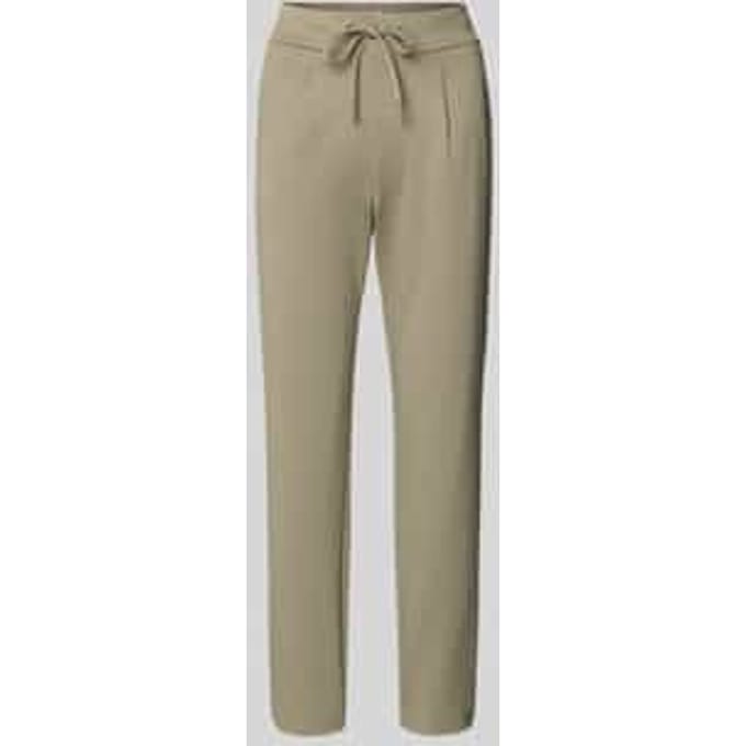Slim fit stoffen broek met viscose Model 'Rizet'