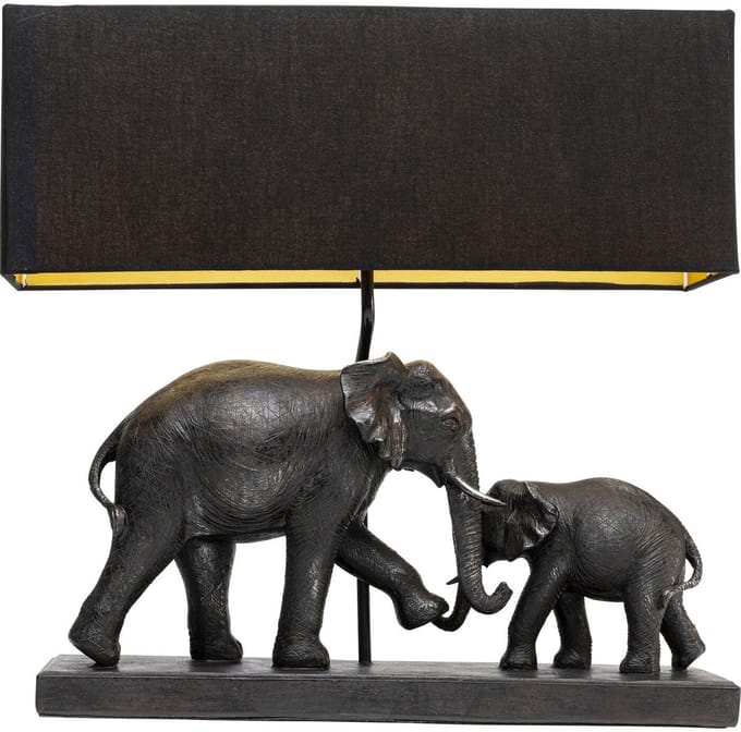 Kare Design - Tafellamp Dierenlamp Olifantenfamilie