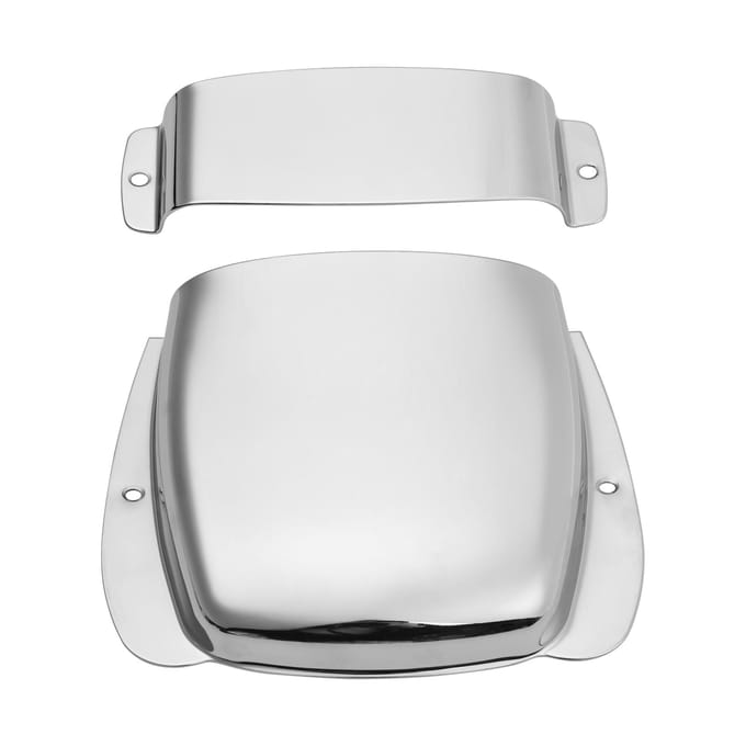 Zinklegering Bass Pickup Cover Protector Bridge Cover Plate voor Jazz Bass JB Basgitaar Elektrische Bas zilver