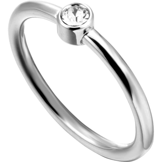Esprit ESRG000424 Loris - Ring - Staal - Zilverkleurig - 18.00mm