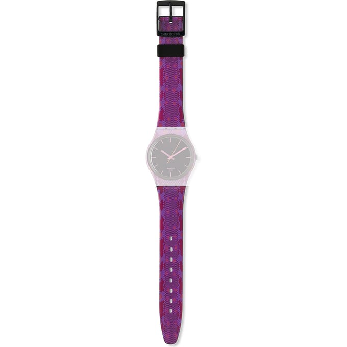 Swatch Plastic - Originals Medium (34mm) /Access/Solar/Musicall/Stop - G/SK/SL/SR/SS/SO28 AGB255 GB255 Snaky Pink Horlogeband