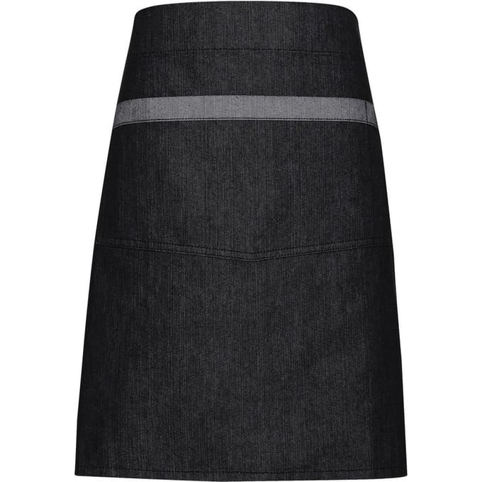 Premier Taille schort voor volwassenen (Zwarte denim)