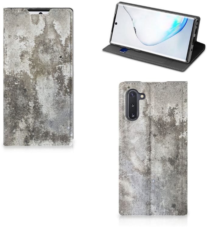 Samsung Galaxy Note 10 Standcase Beton Print