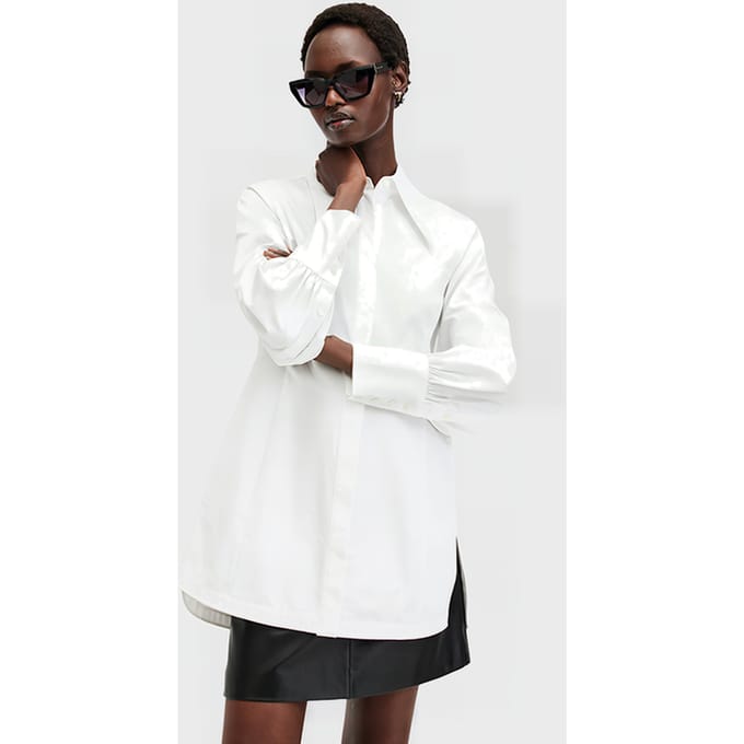 AllSaints Moira Shirt White Taglia: 2 | Magliette intime Outlet | Donna | Bianco