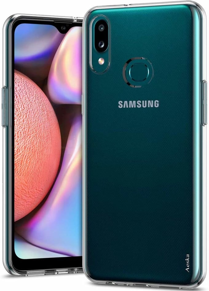 Ntech Geschikt voor Samsung Galaxy A10s TPU Back Cover - Transparant