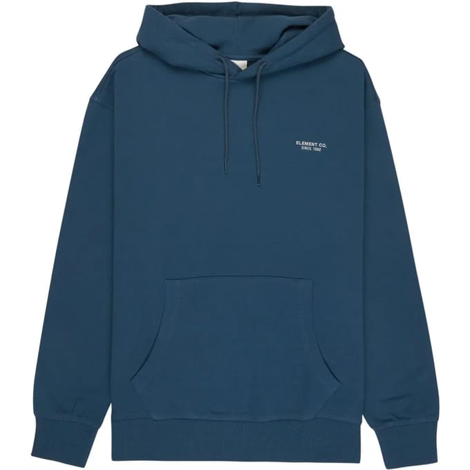 Element Co Emb Hoodie Blauw L Man