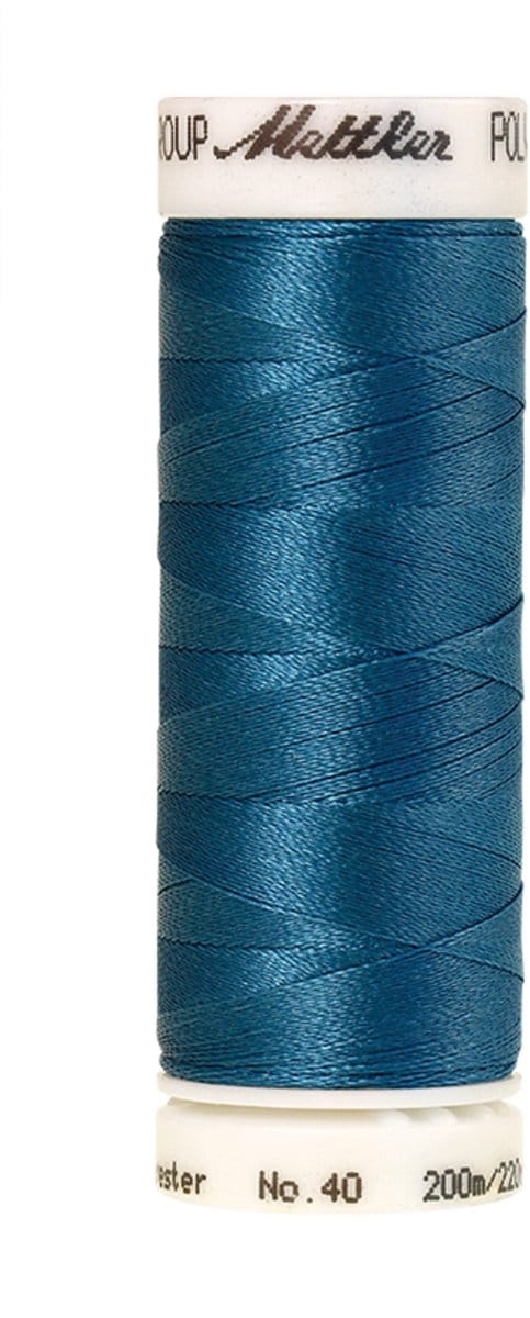 Mettler borduurgaren - Blauw - Nr 4032 - Polysheen - 200 meter
