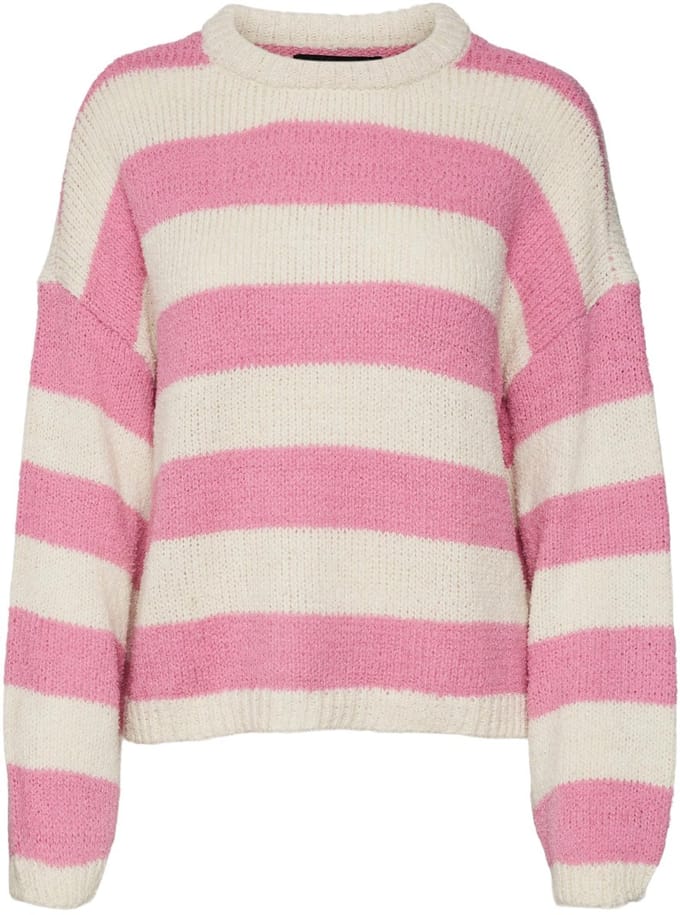 Vero Moda VMIRMA LS ON PULLOVER - Birch White