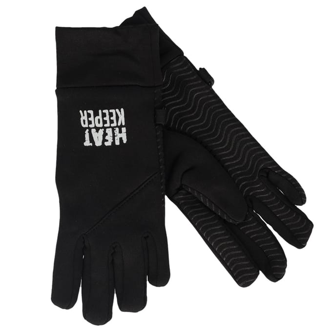 Thermo sporthandschoenen kinderen - Softshell - Zwart - 9/12 Jaar
