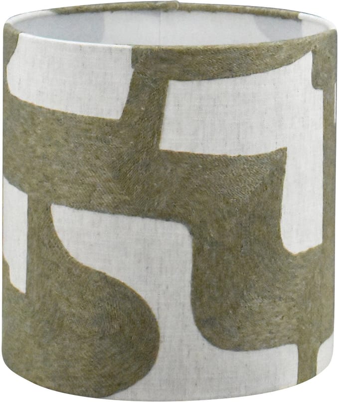 Lampenkap Cilinder - 25x25x30cm - New Look kaki