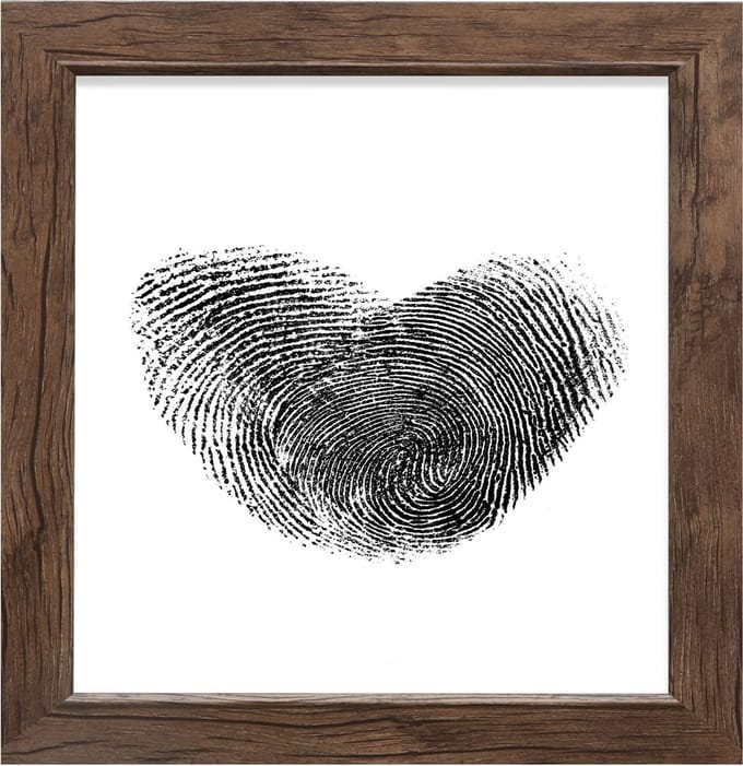 Deknudt Frames fotolijst S48SH3 - bruine houttint - breed - 40x40 cm