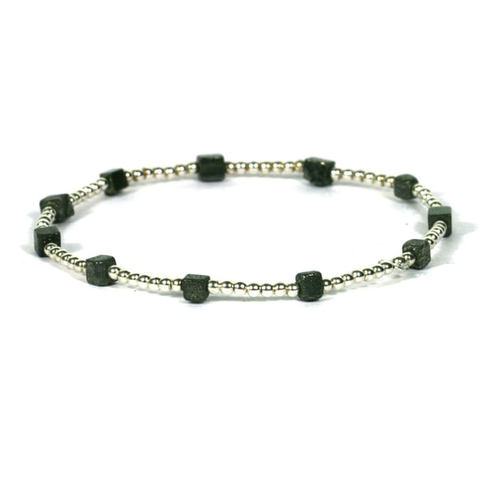 Heaven Eleven - 925 zilver - dikte 1mm - goud pyrite