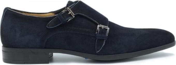 Giorgio Amalfi Schoen Monk Strap Navy - Maat 45 - Heren - Nette schoenen