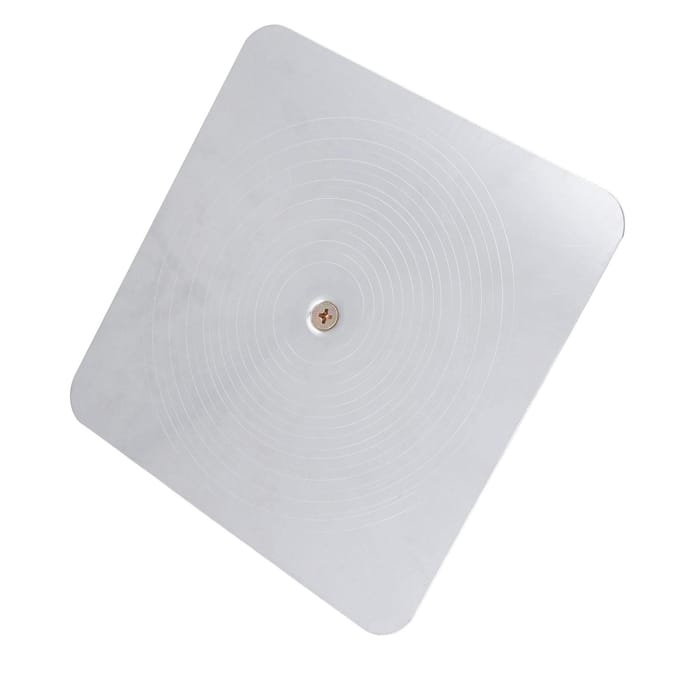 30 X 30cm Aluminium Pleisterspaan met Zachte Handgreep voor Cementmorteltoepassing white