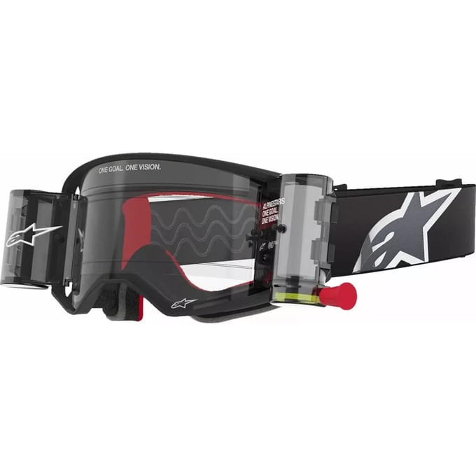 Alpinestars Supertech Corp-bril | Zwart/Helder | Afrollen