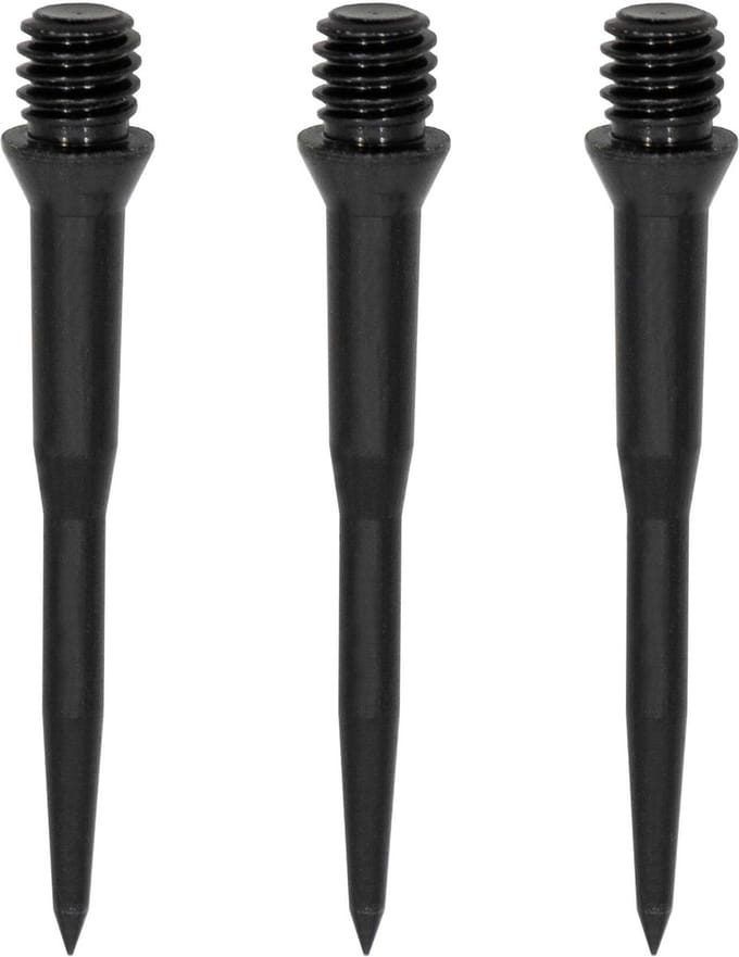 KOTO - Pro Conversie Zwarte Punten - 3 Punten - 32mm - Soft Tip Darts naar Steel Tip