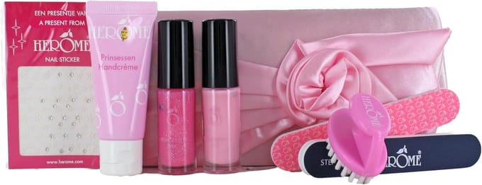 Prinsessen Cadeau Set - Kinder Make-up - Doen Alsof - Op Waterbasis - 10 x 10 x 10 cm