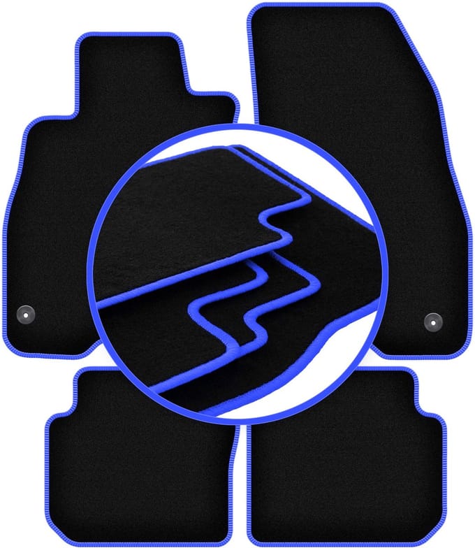 CARLUX-BLUE automatten voor: Fiat Punto 12' hatchback (2012-2018)