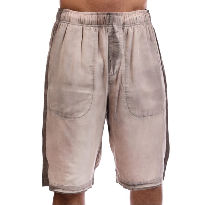 Diesel Heren Relaxed Fit Casual Sweat Shorts (Grijs)