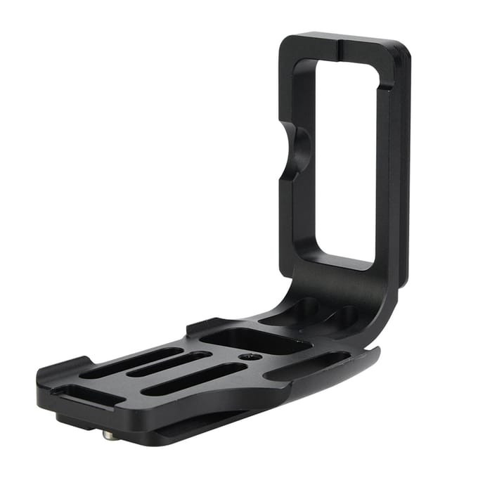Duurzaam Snelontgrendelend QR L-vormig Camerabeugel Verticale Grip voor Nikon D800D810D800E black