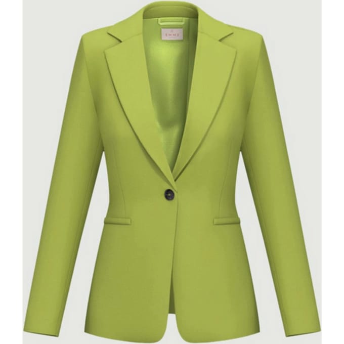 groene vrouw jas