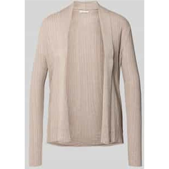 Tom Tailor - Vest met sjaalkraag - Maat M - soft taupe melange