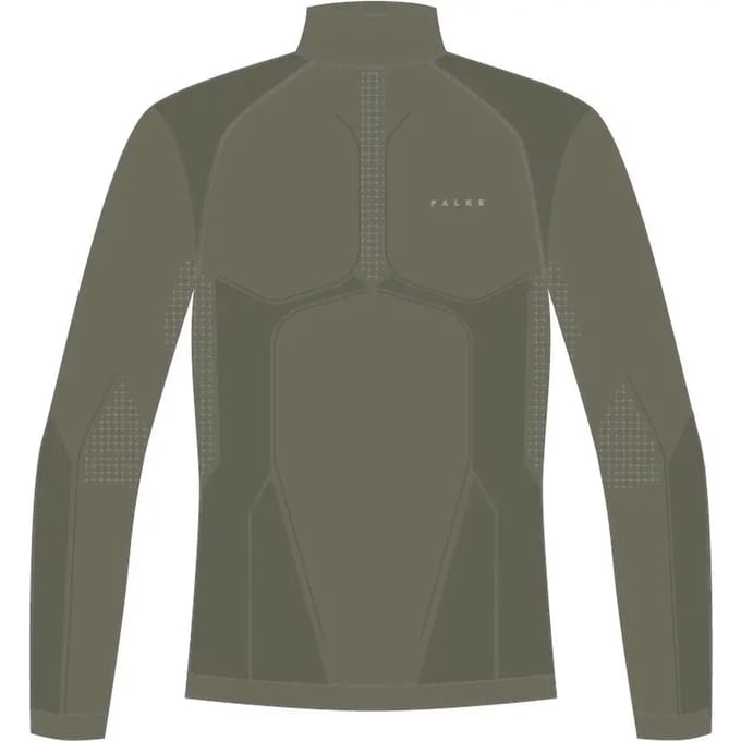 FALKE Warm Turtleneck sneldrogend functioneel functioneel shirt met lange mouwen heren groen - maat M