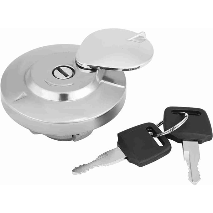 Motorfiets Brandstof Benzinedop Tankdeksel met 2 Sleutels voor VT750RS Shadow RS 2010 tot 2011 gray
