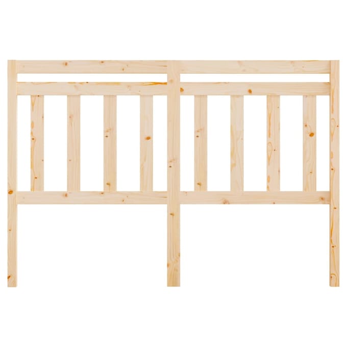 vidaXL - Hoofdbord - 146x4x100 - cm - massief - grenenhout