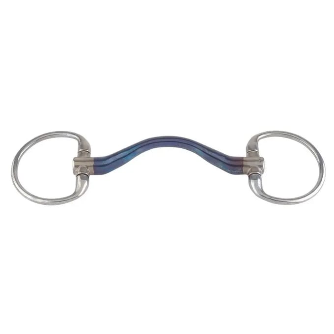 Olijfbit voor paarden Trust Sweet Iron Eggbutt Medium Port 16