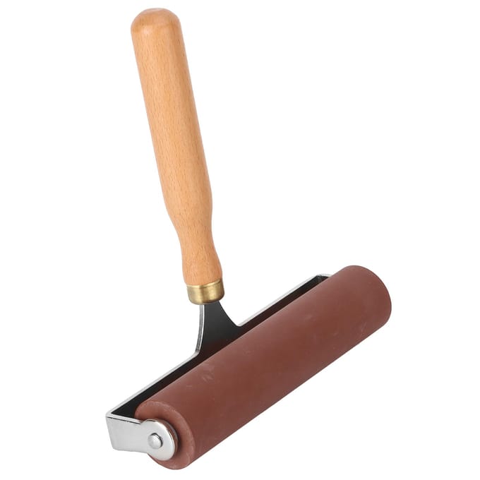 Rouleau en caoutchouc élastique souple, flexible et robuste, pour la gravure et le scrapbooking, 15 cm 15cm / 5.9in
