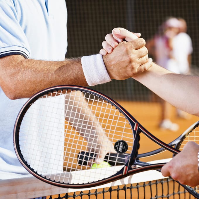 Tennisracket Swing Gewicht Oefening Trainingshulpmiddel Trainer voor Warming-up 3.5 Oz brown