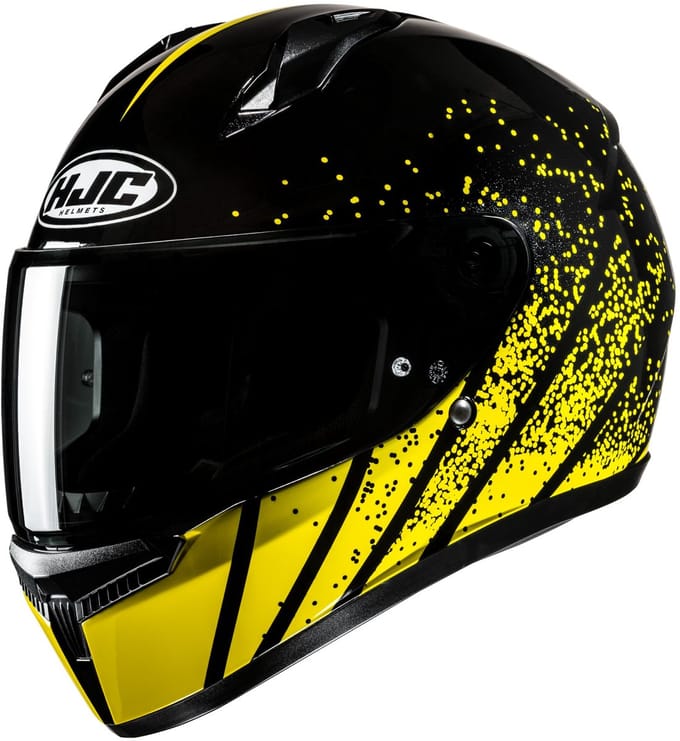 HJC C10 Haven Zwart Geel Integraalhelm - Helm