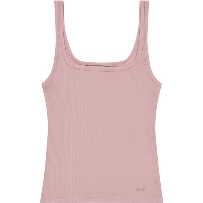 Lee Square Mouwloos T-shirt Roze S Vrouw