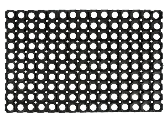 Galicja Bruno Serie - Buiten Rubber Deurmat - 40x60cm - Zwart