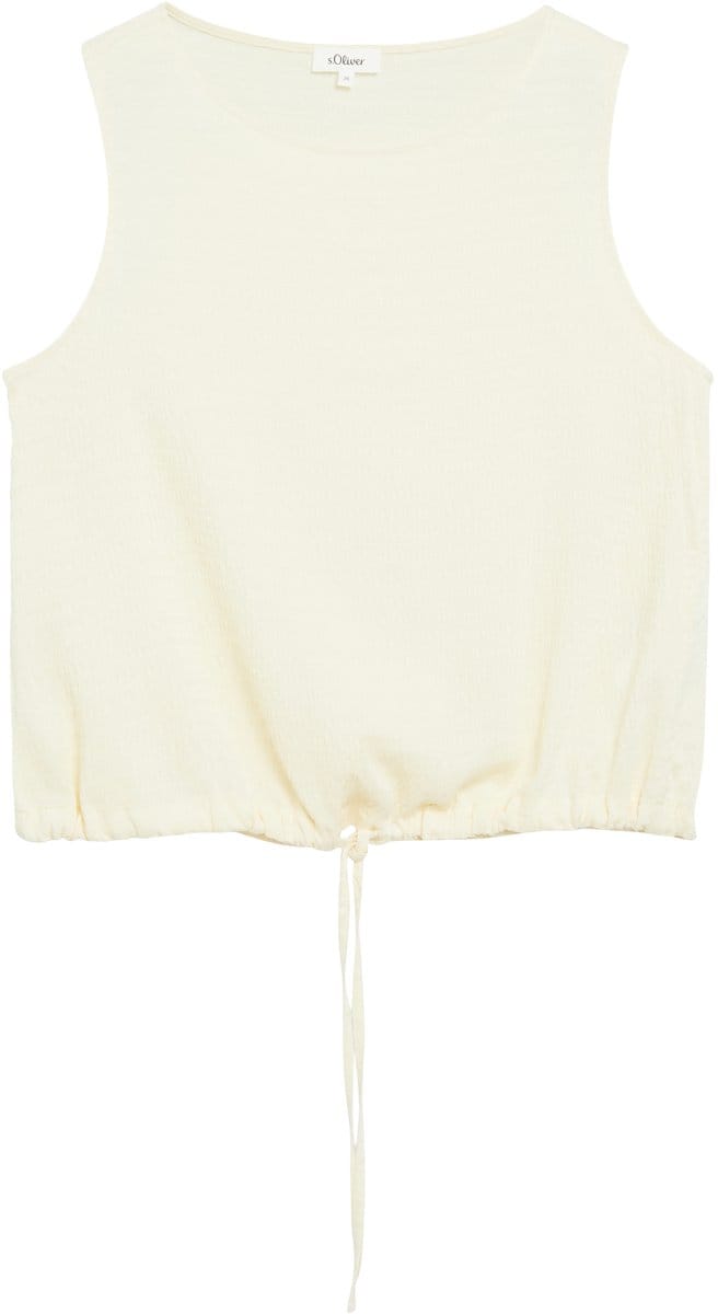 Mouwloze Blouse van Geprinte Viscosemix met Touwtjes Dames s.Oliver