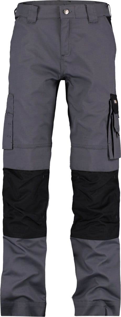 Tweekleurige werkbroek met kniezakken voor dames