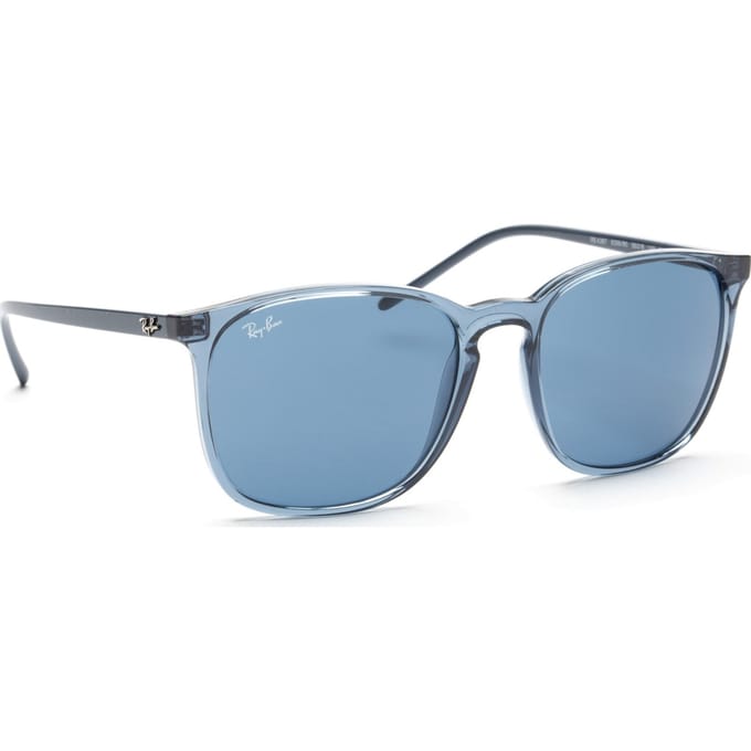 Ray-Ban Square Mannen Transparant Blauw Blauw Gradient Zonnebril
