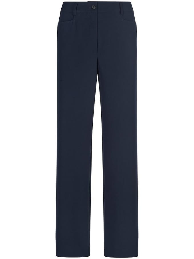 Comfort Fit-broek Van Peter Hahn blauw